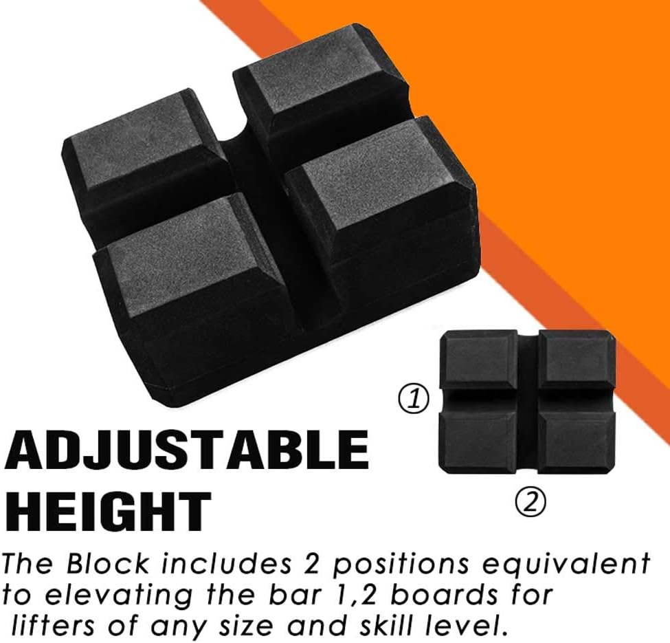 Bench Press Block - Verstellbar in 2 bis 5 Stufen, Grösse S (US)