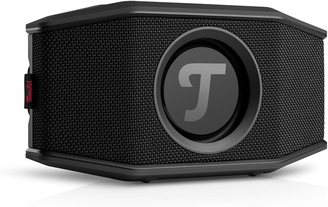 ROCKSTER GO 2 - Tragbarer Bluetooth-Lautsprecher, Schwarz