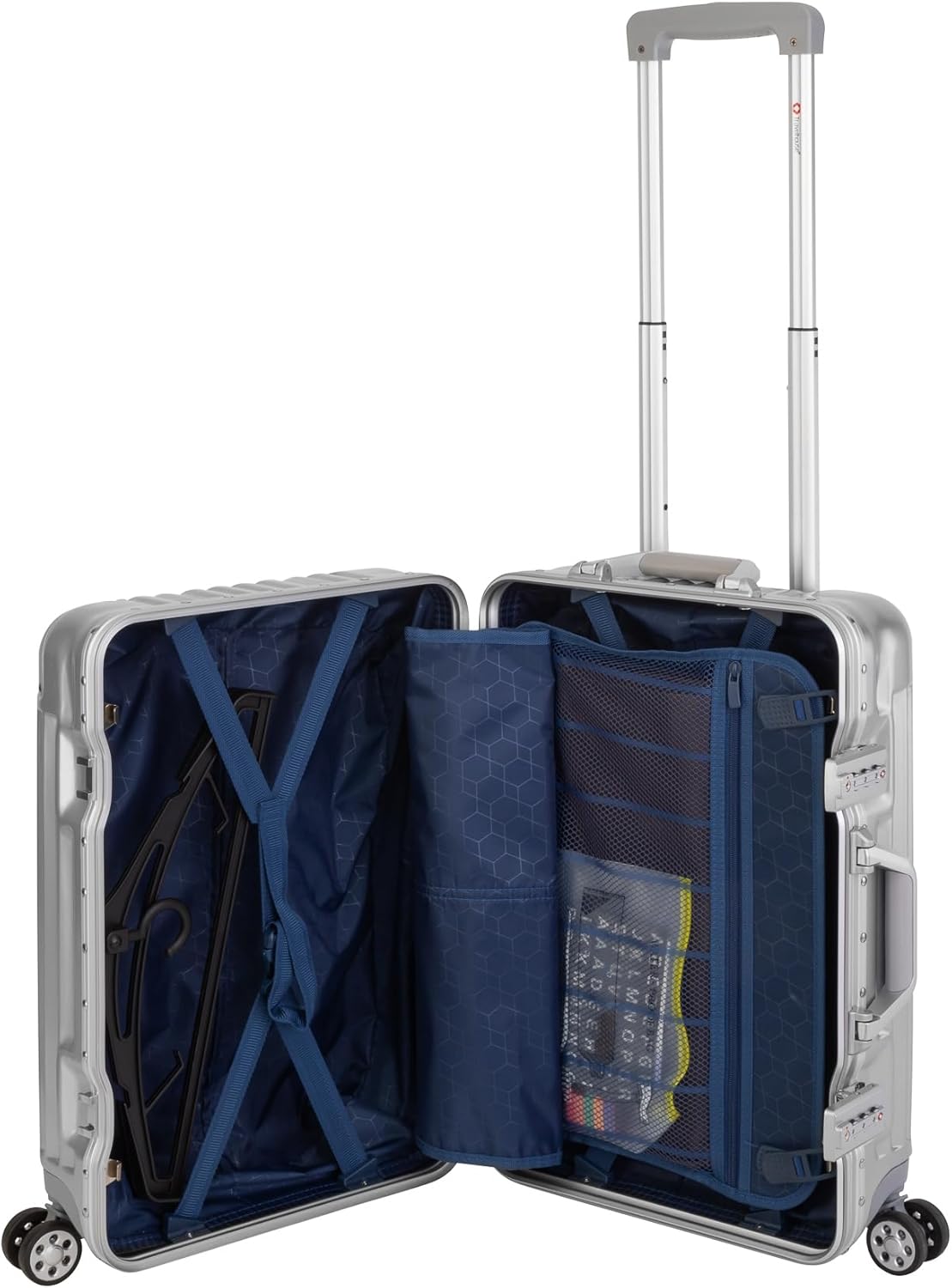 3-teiliges Koffer-Set, Silber Koffer-Set (S+M+L)