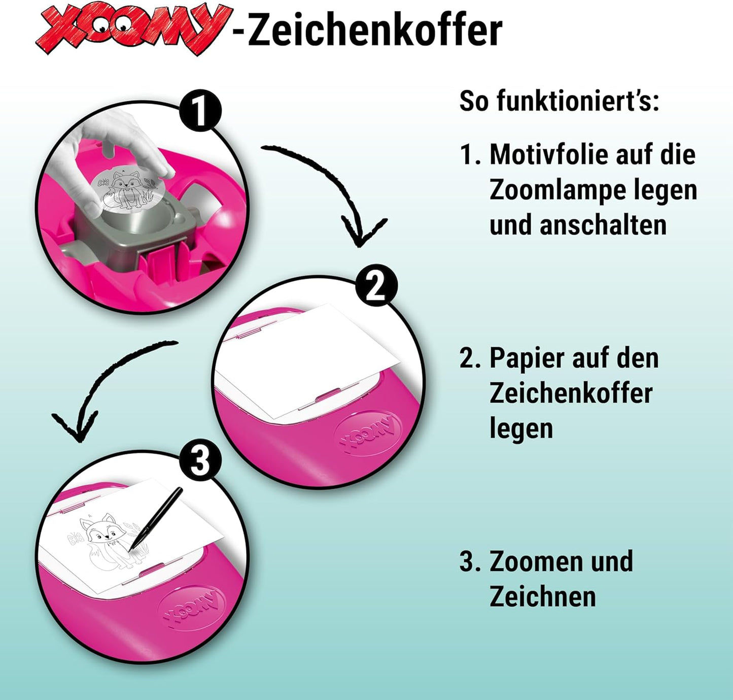 Magical Universe Xoomy - Der Mini-Zeichentisch für unterwegs