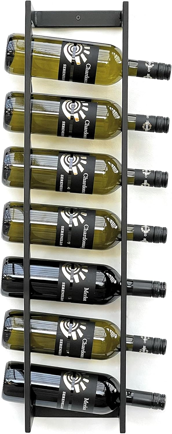 Weinregal Wandhalter für 7 Flaschen