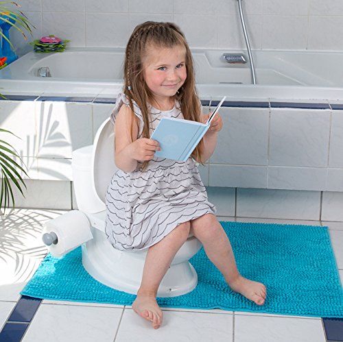 Kindertoilette mit realistischem Design, Weiß