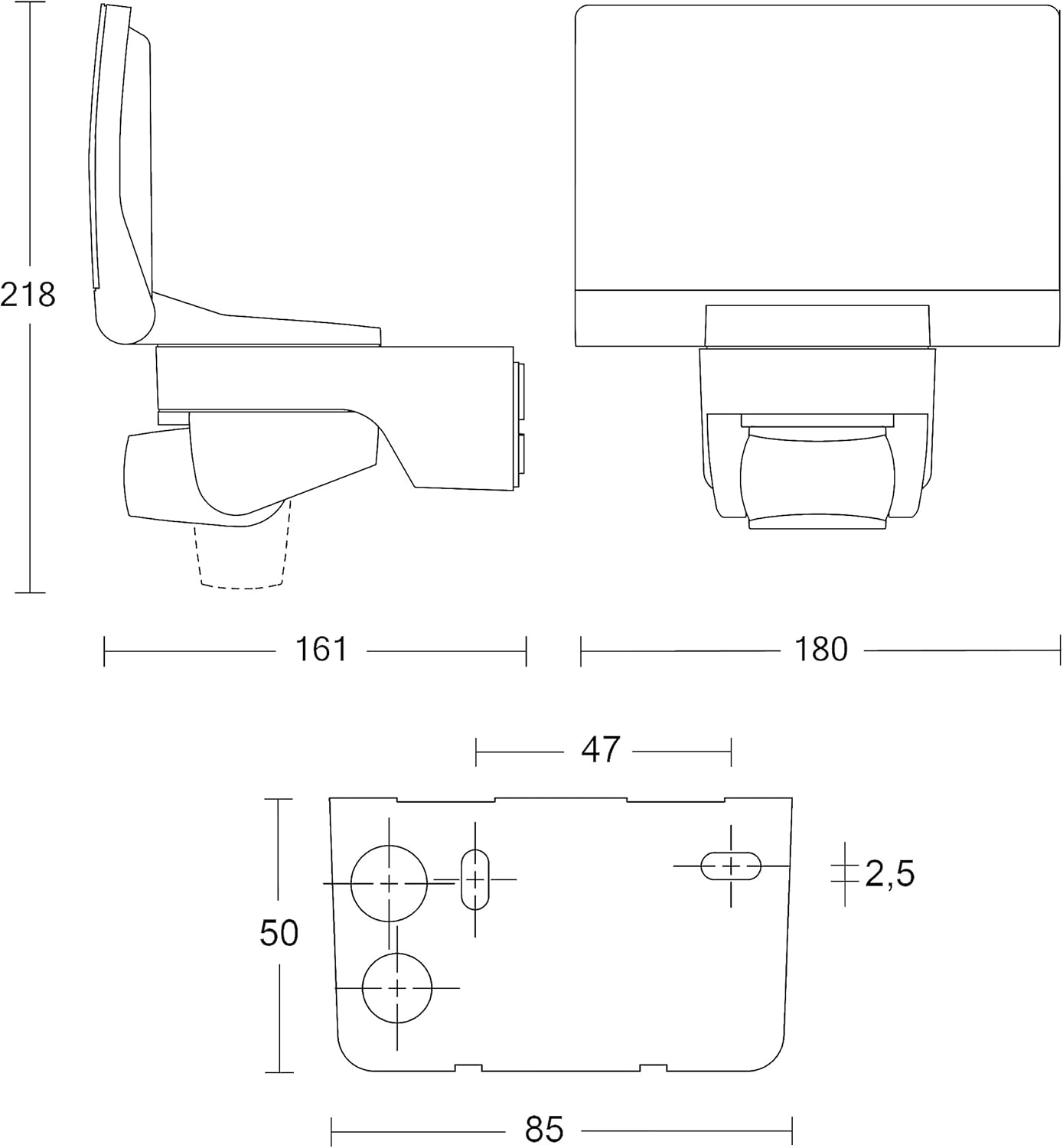 LED-Strahler XLED Home 2 S mit Bewegungsmelder, Schwarz Mit Bewegungsmelder