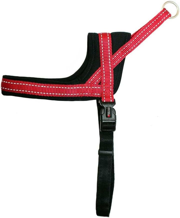 Reflektierendes Hundegeschirr Soft & Safe, 35 - 45 cm cayenne/schwarz