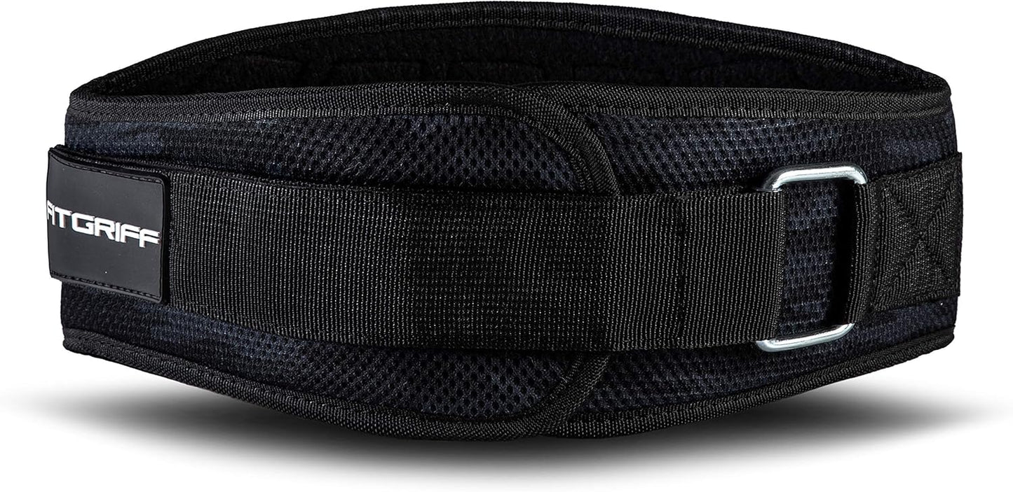 Gewichthebergürtel V1, Camo-Black 81cm - 88cm Bauchumfang (Medium)
