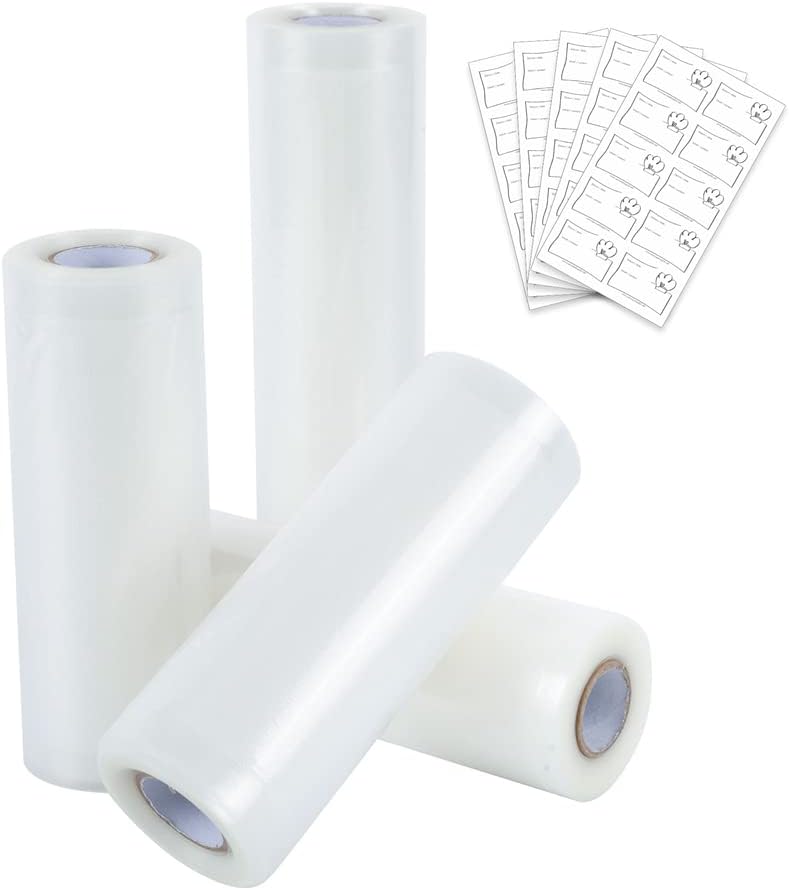 4-teiliges Vakuumierrollen-Set in 2 Grössen, Vakuum rollen (4 Rollen in 2 Grössen)