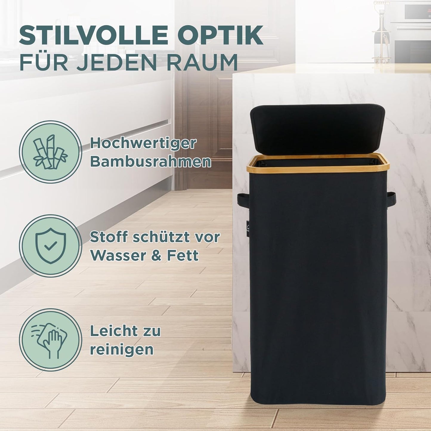 Müllsackständer mit Deckel
