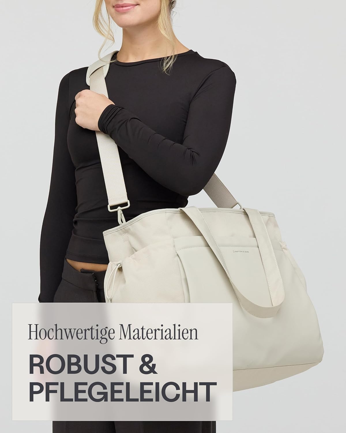Hellvi Wickeltaschen-Set mit Zubehör, Sandstone 25 L