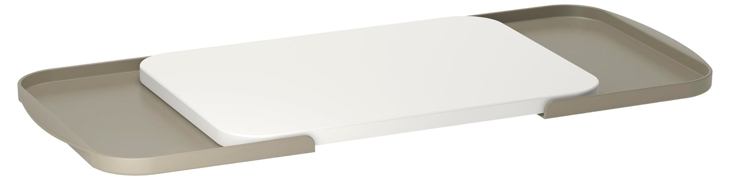 Separa Schneidebrett mit Schalen 39,5 x 26,8 cm, Humus 39.5L x 26.8B cm