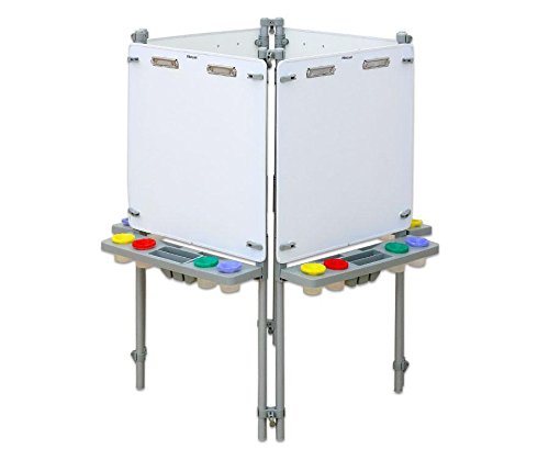 Magnetische Malwand mit 4-seitiger Malfläche, 4-seitig