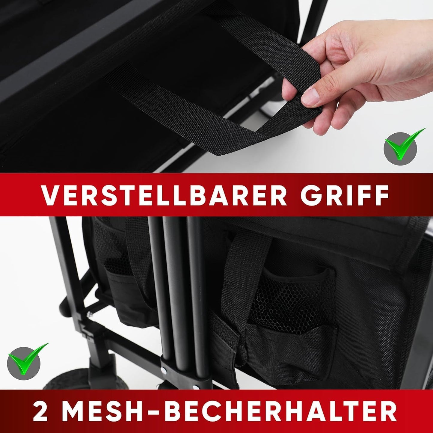 Klappbarer Bollerwagen, M
