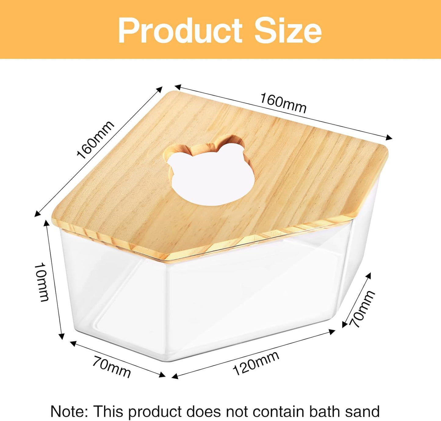 Hamster Sandbad-Container