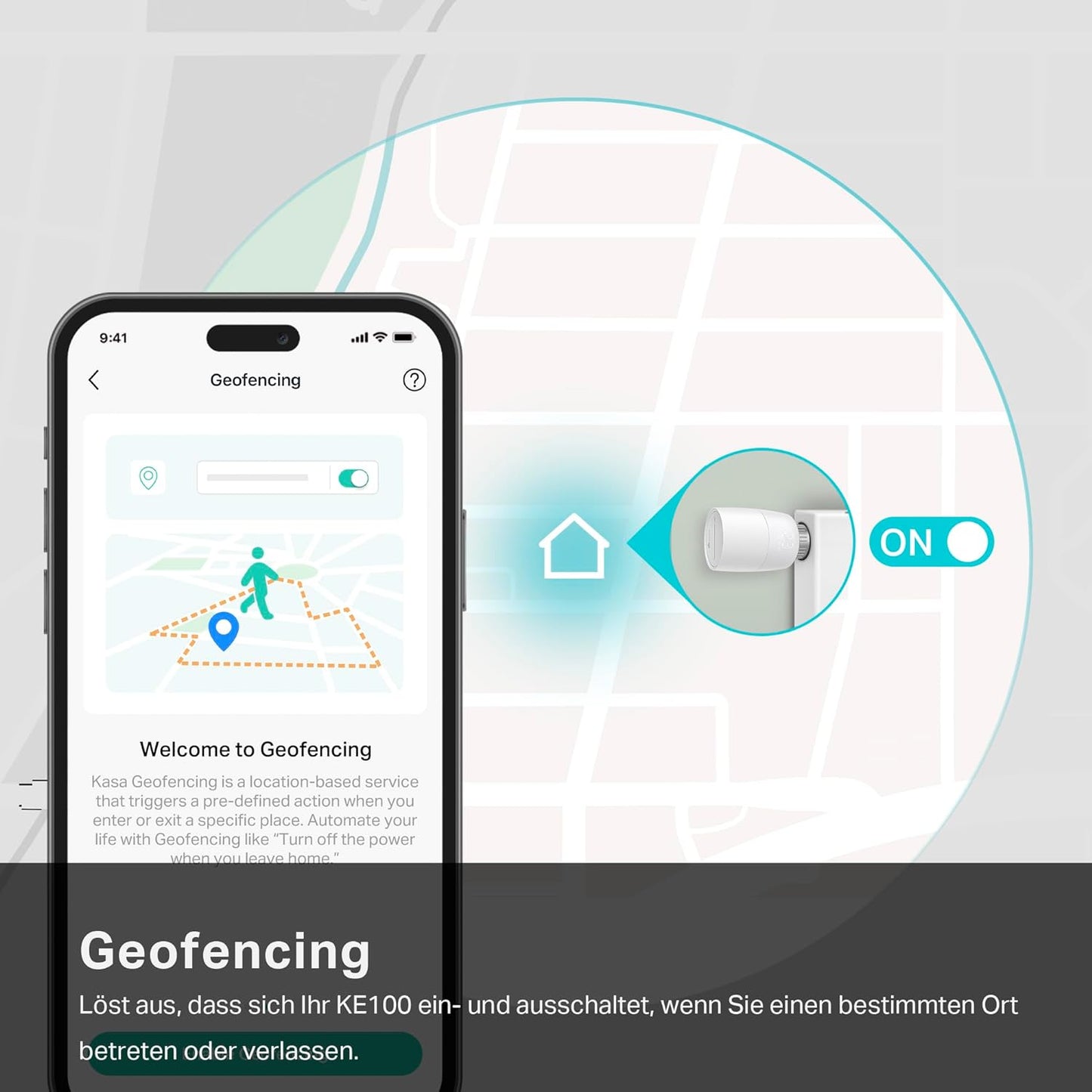 Kasa Smart Heizkörperthermostat, Single ; Heizkörperthermostat mit Hub