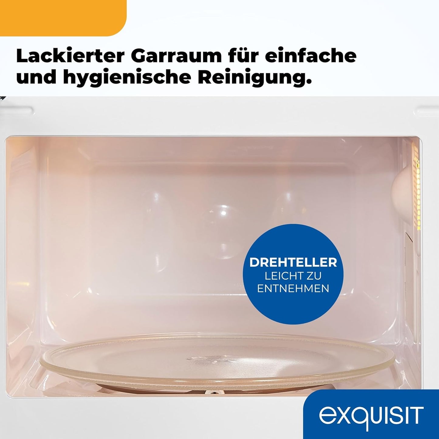 Mikrowelle mit Grill und Auftaufunktion, 20L, Timer, Mikrowelle+Grill Weiss