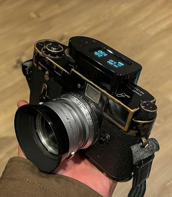 Belichtungsmesser für Leica M Kameras, Schwarz