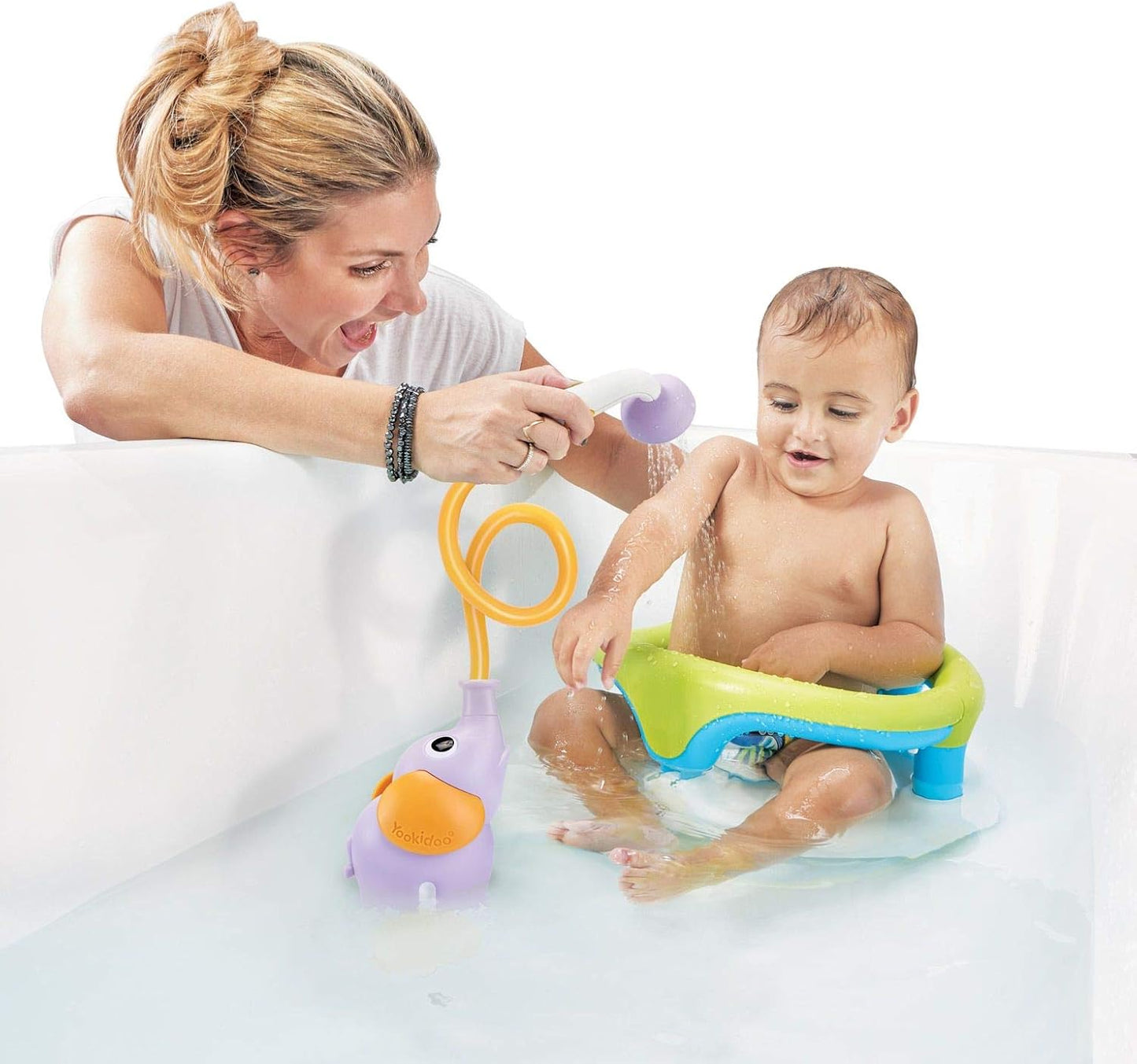Babydusche Elefant, Blasslila