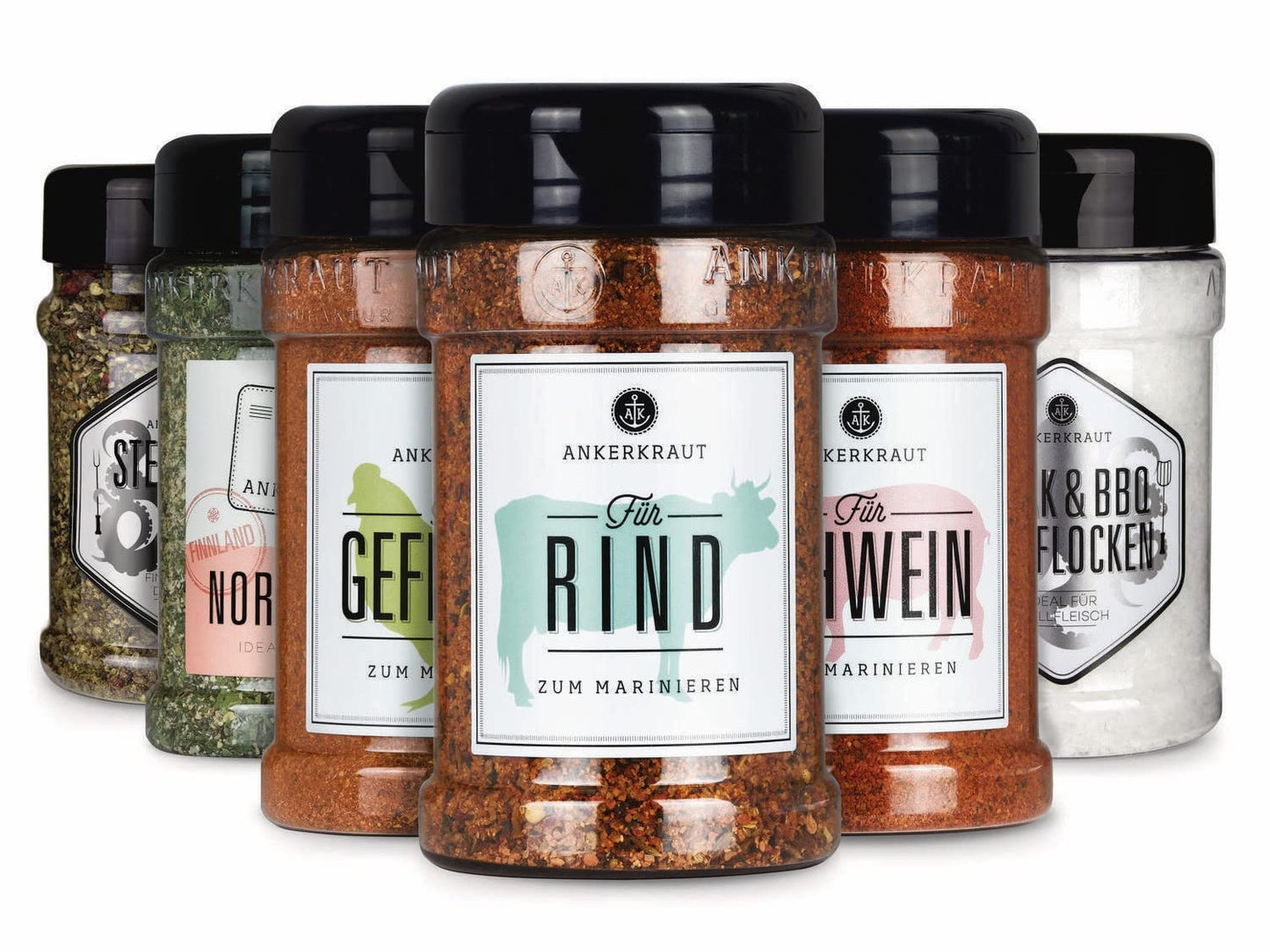 Einfach Grillen Gewürz-Set (6 Stück), Einfach Grillen