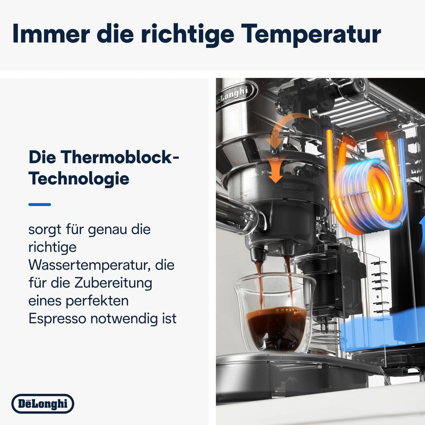 Espresso Dedica Siebträgermaschine, Metall, Dedica