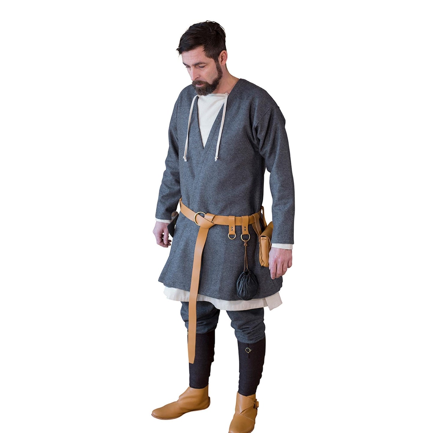 Mittelalter Klappenrock, Dark Grey M