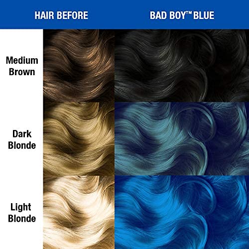 Halbpermanente Haarfarbe, Bad Boy Blue 118 g (1er Pack)