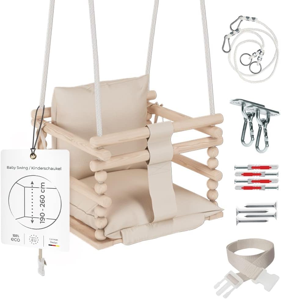 Babyschaukel, Beige