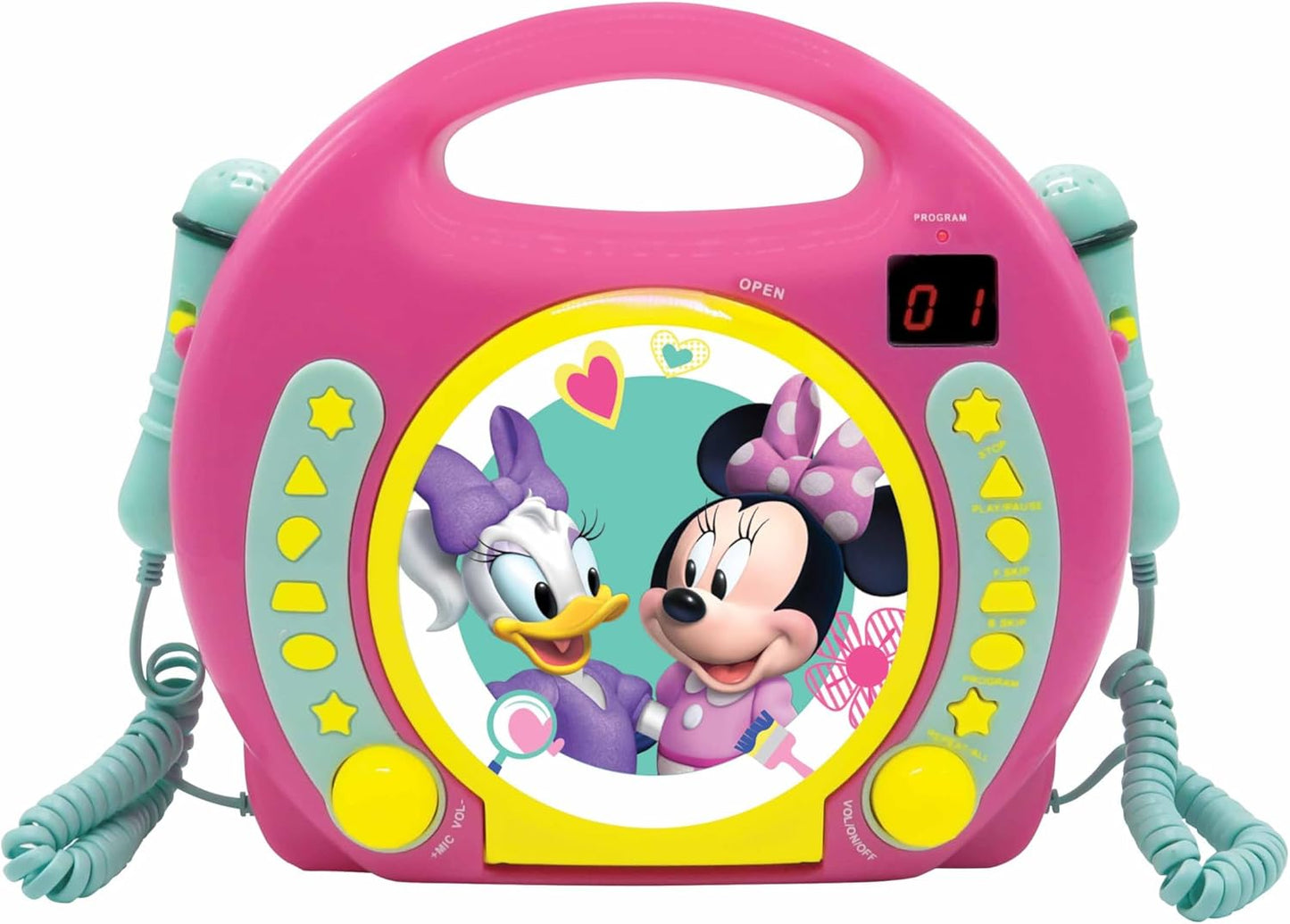 Disney Minnie CD-Spieler mit Karaoke-Funktion, Mickey Mouse