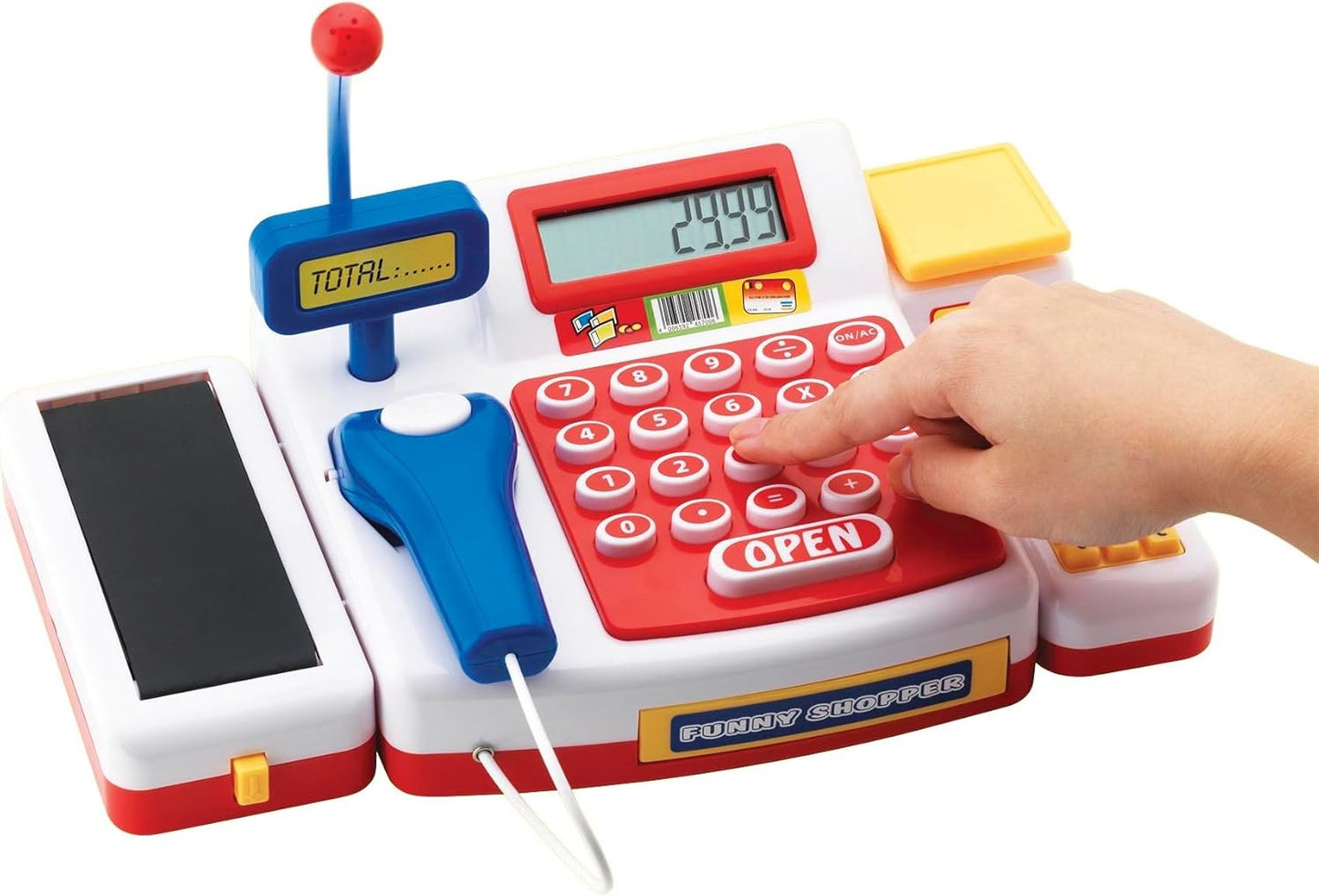 Supermarktkasse mit Scanner, Supermarktkasse