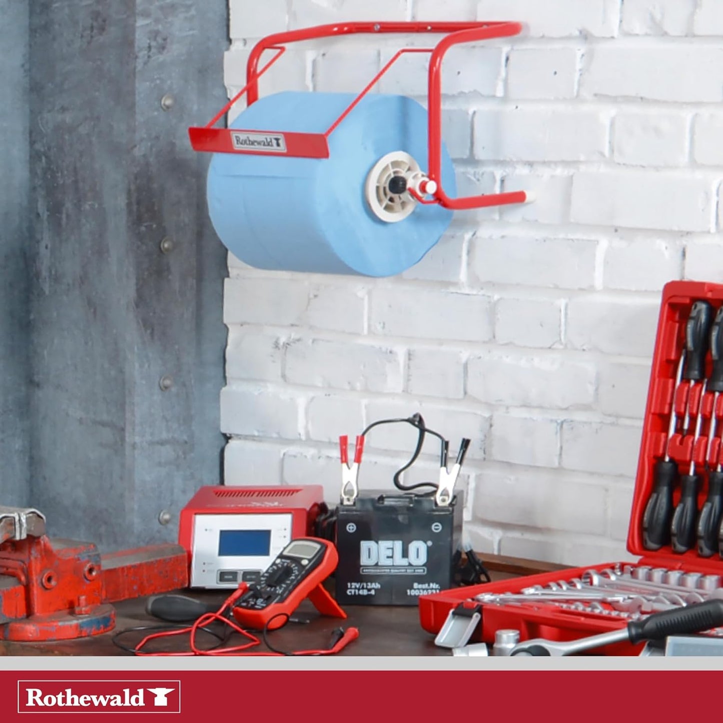 Werkstatt-Tuch-Rollenhalter