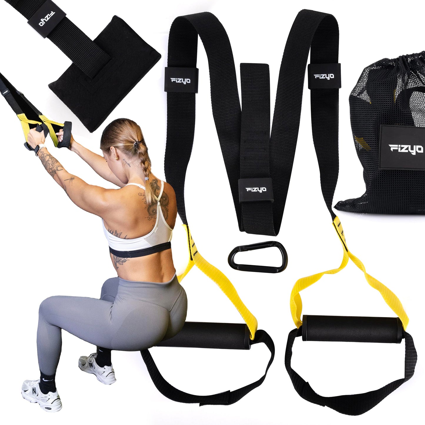 Schlingentrainer mit Türanker für Krafttraining