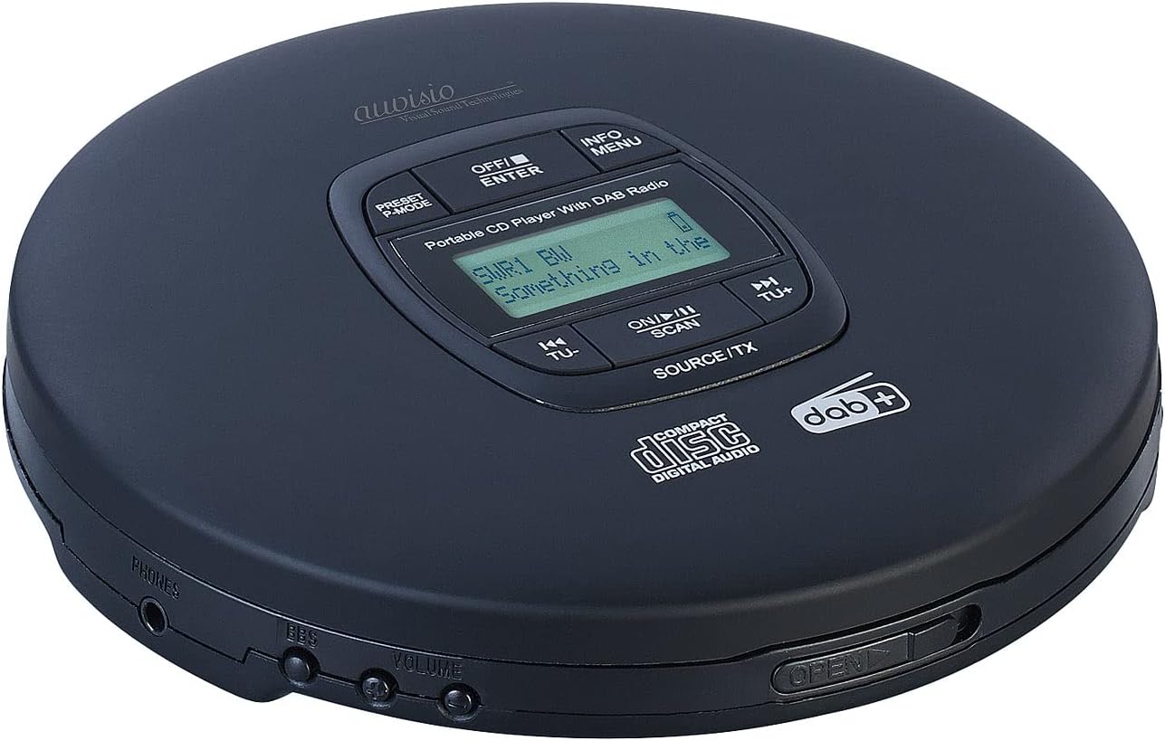 Tragbarer CD-Player mit DAB+ Radio und Bluetooth