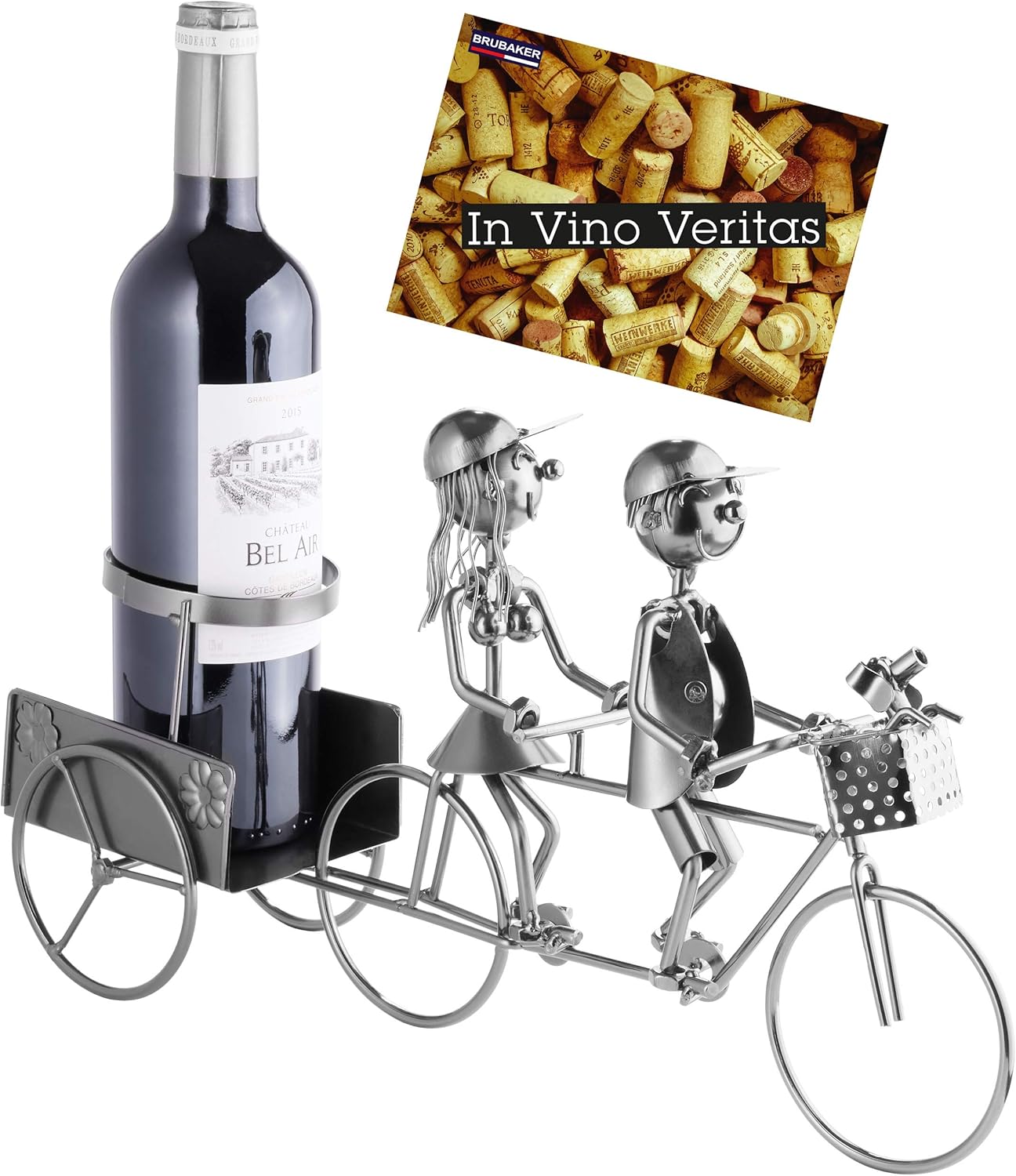 Flaschenhalter Paar auf Tandem