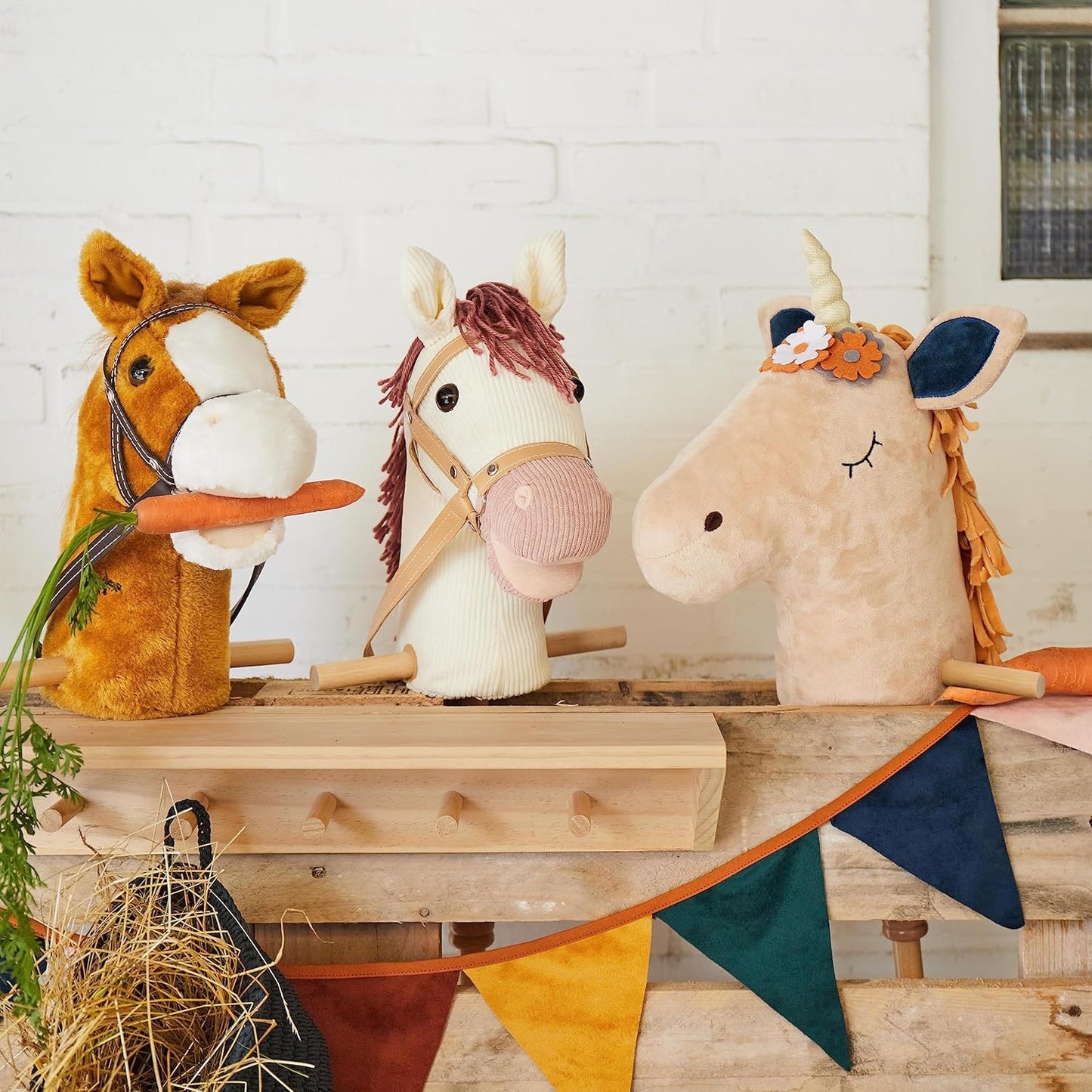 Einhorn-Steckenpferd Magic mit Rollen, Magic