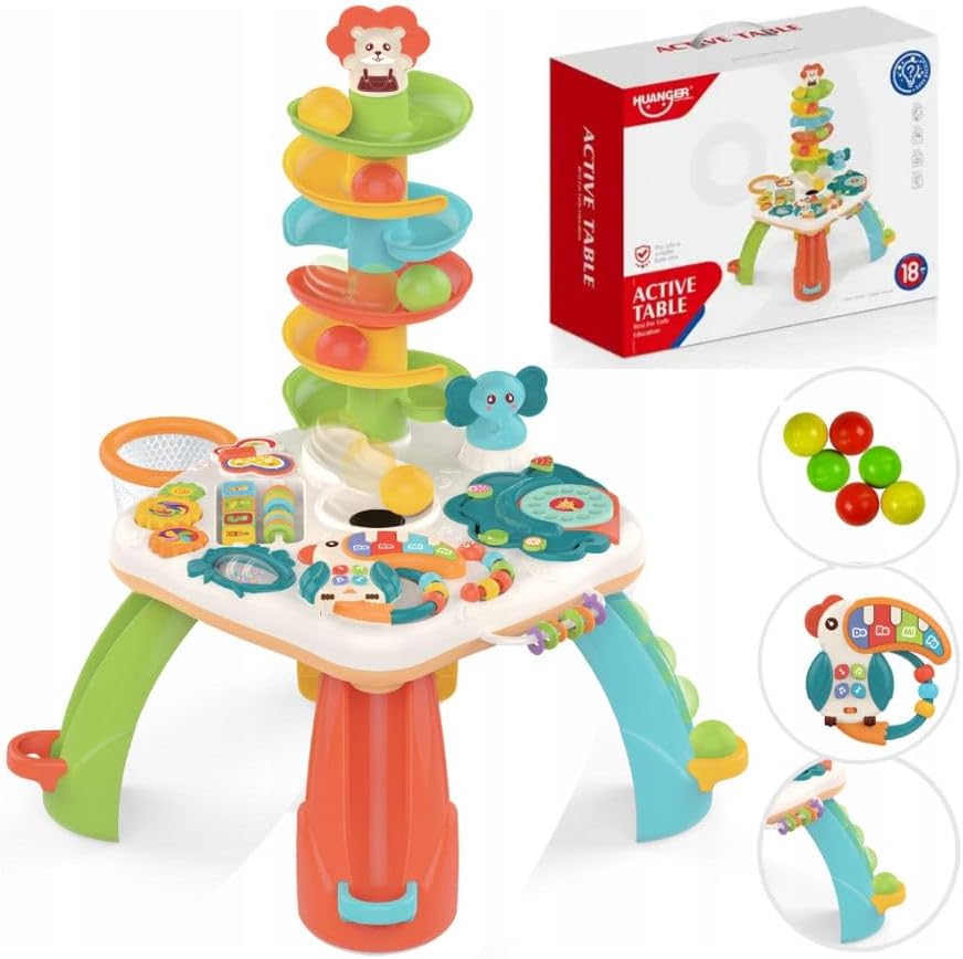 Interaktiver Kugelbahn-Spieltisch