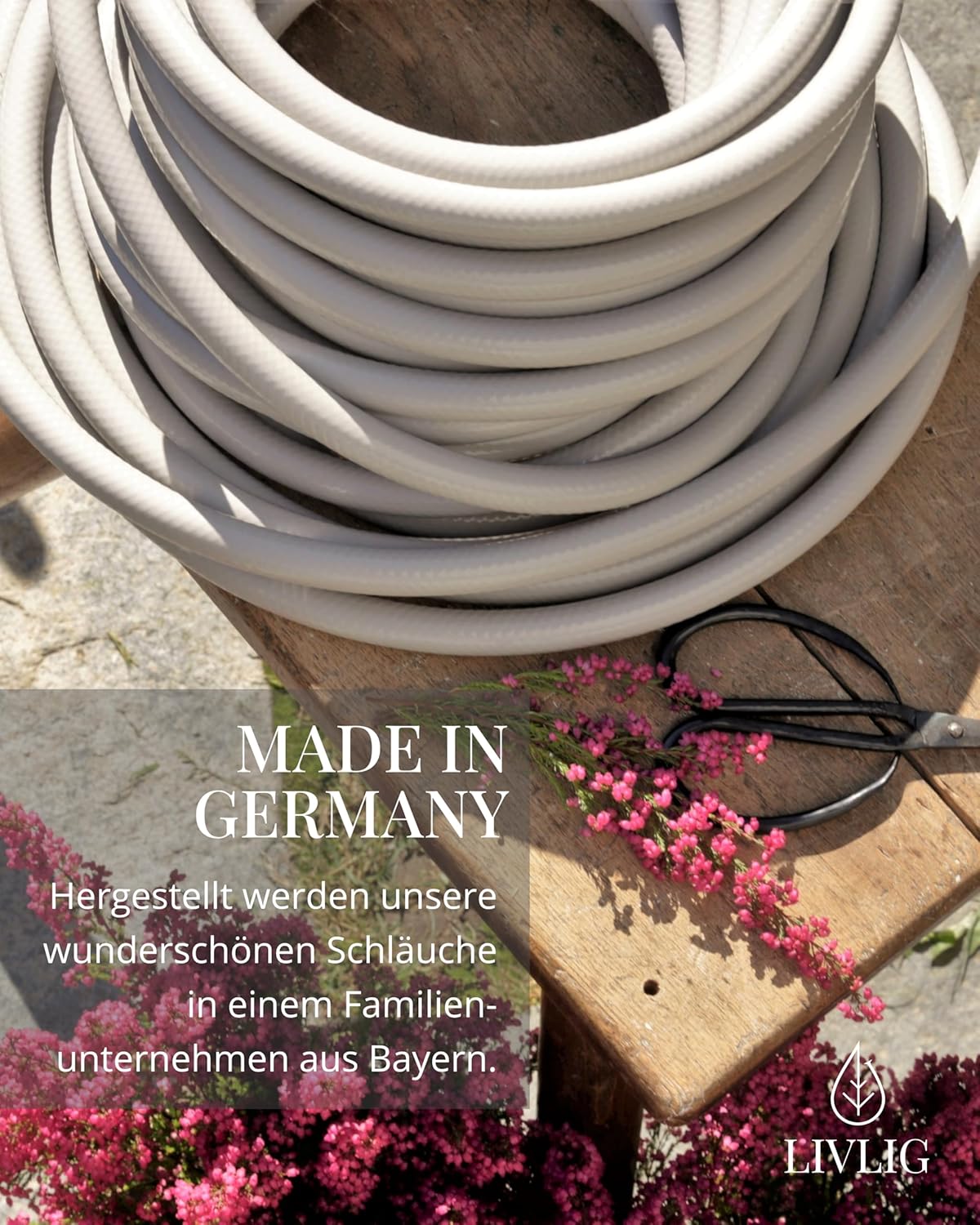 Gartenschlauch aus recyceltem PVC, 30 Meter