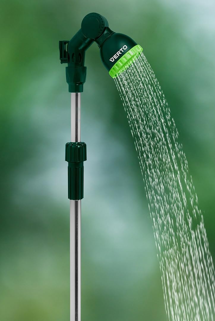 Gartendusche mit beweglichem Sprühkopf