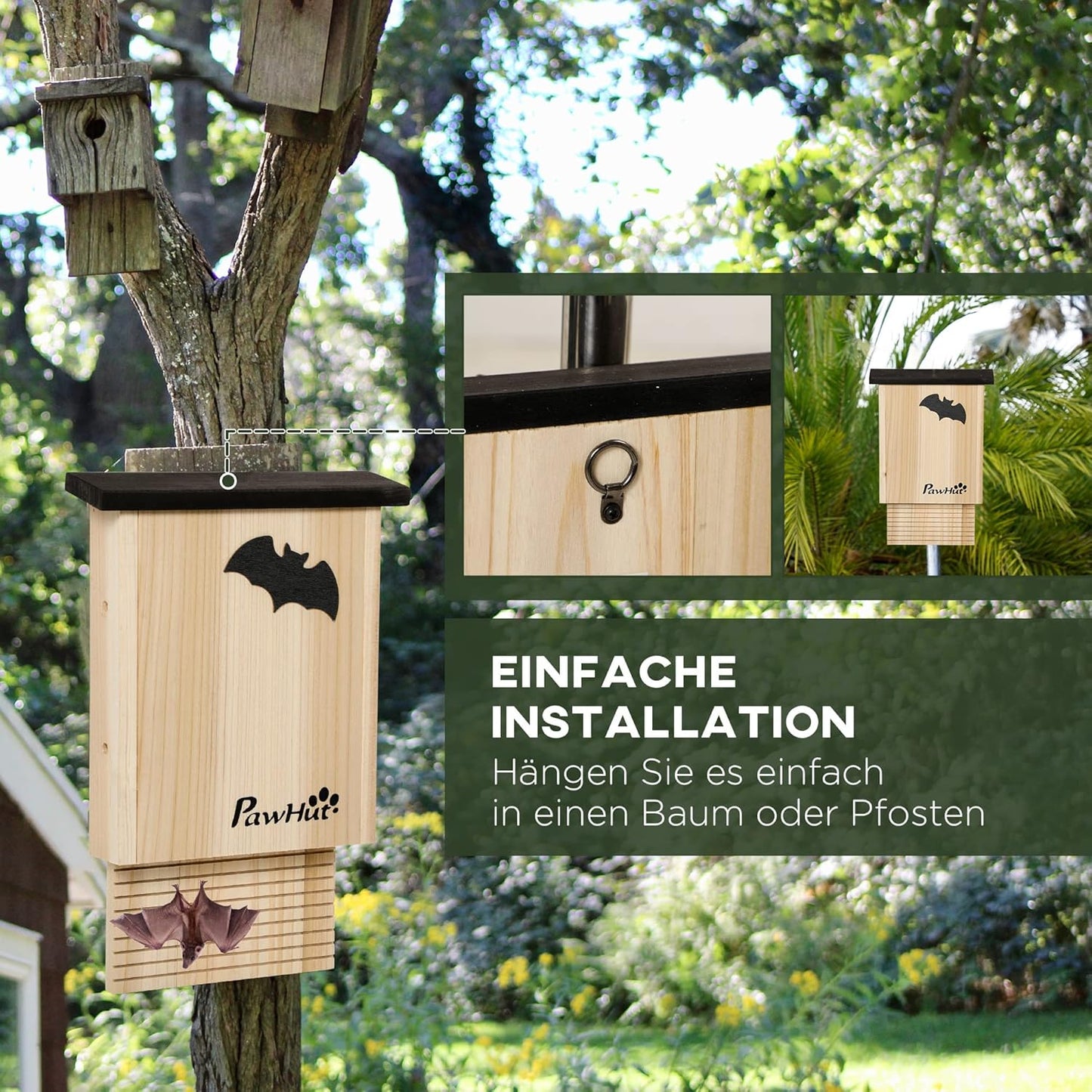 Fledermauskasten Tannenholz Naturholz