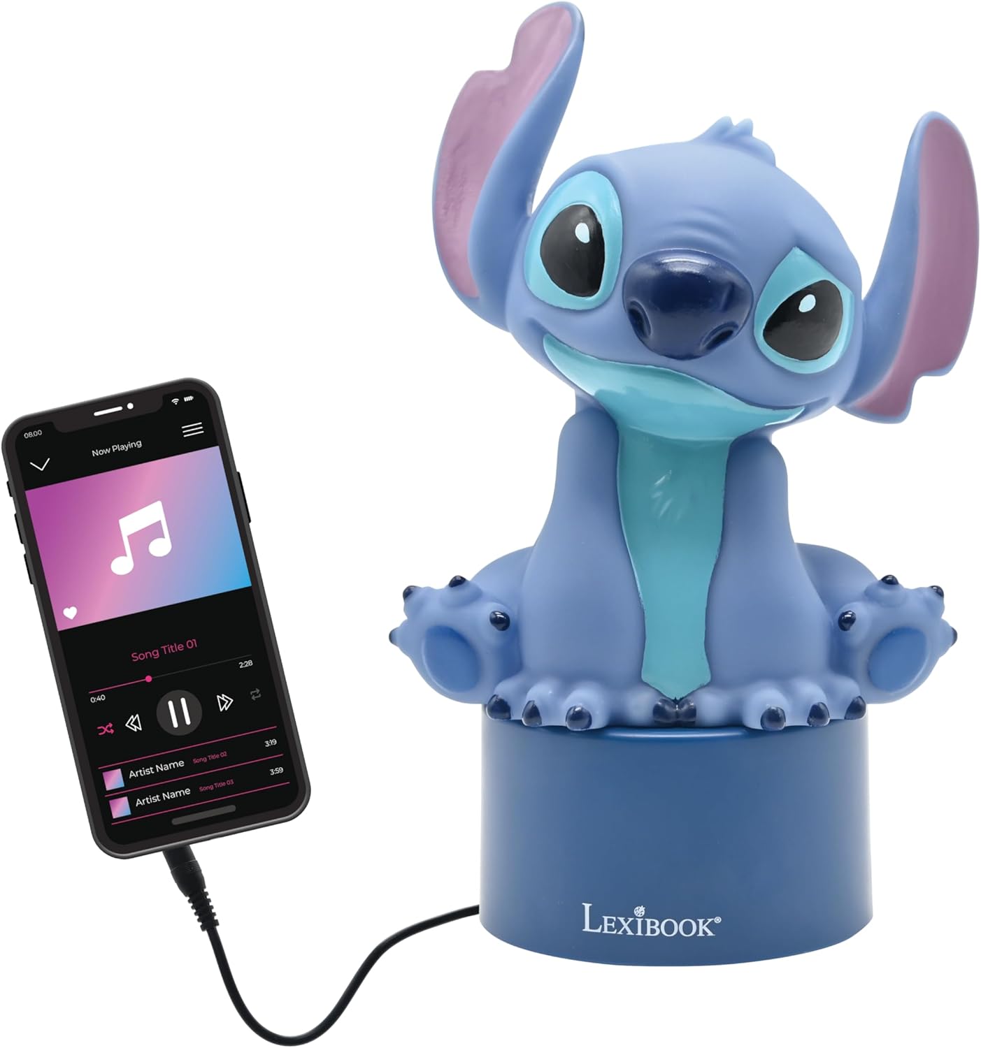Disney Stitch Nachtlicht mit Lautsprecher, Disney Stitch