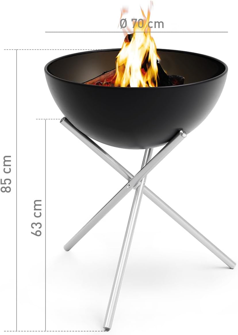 BOWL 70 Feuerschale mit Dreibein, 70 BOWL 70 mit Dreibein