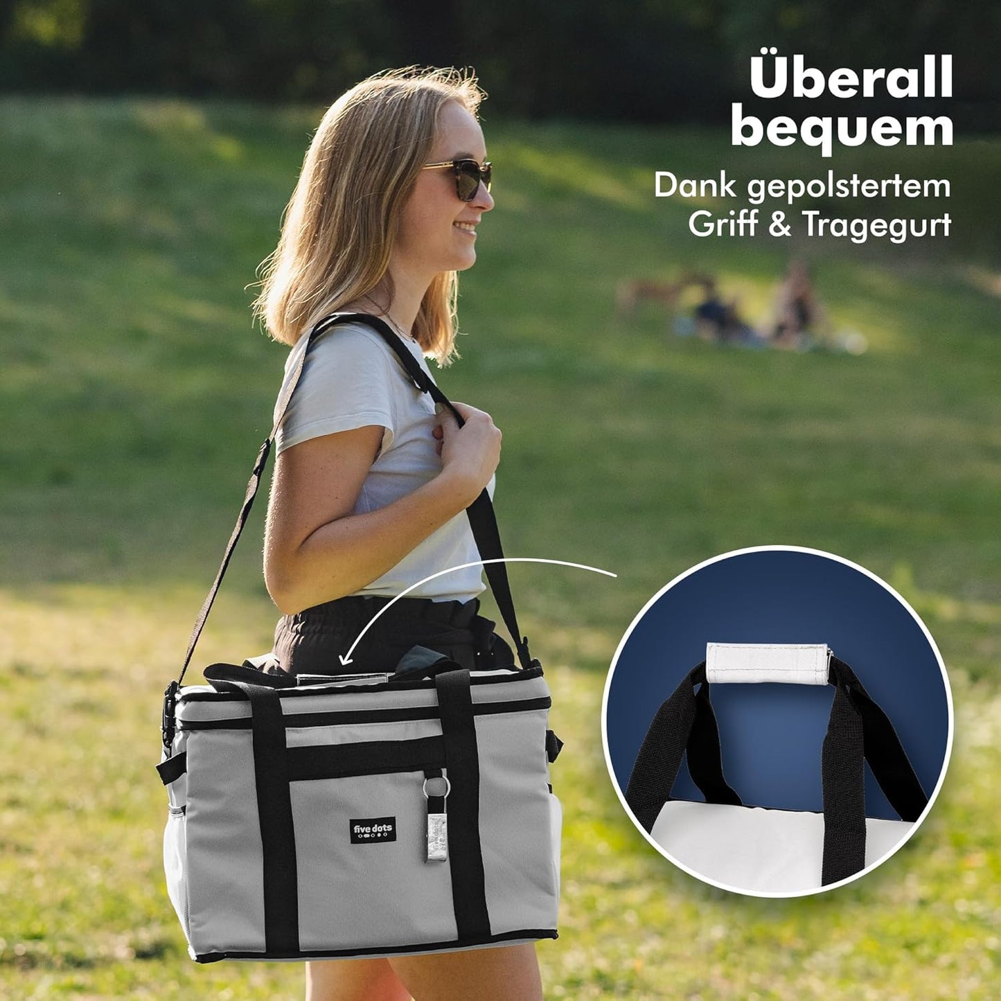 Kühltasche, Grau - 30l