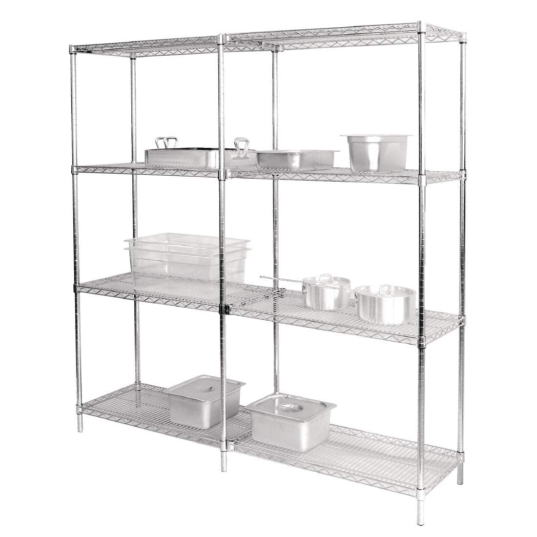 Gitterregale, 2 Stück, 1220(w) x 457(d)mm