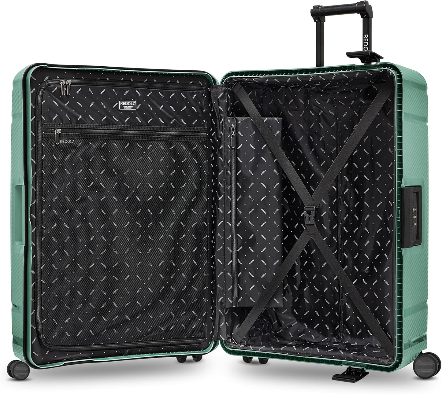 Essentials 15 4-Rollen Kofferset 3-tlg. mit Dreipunkt-Verschluss, Sea Green Kofferset (3-teilig)