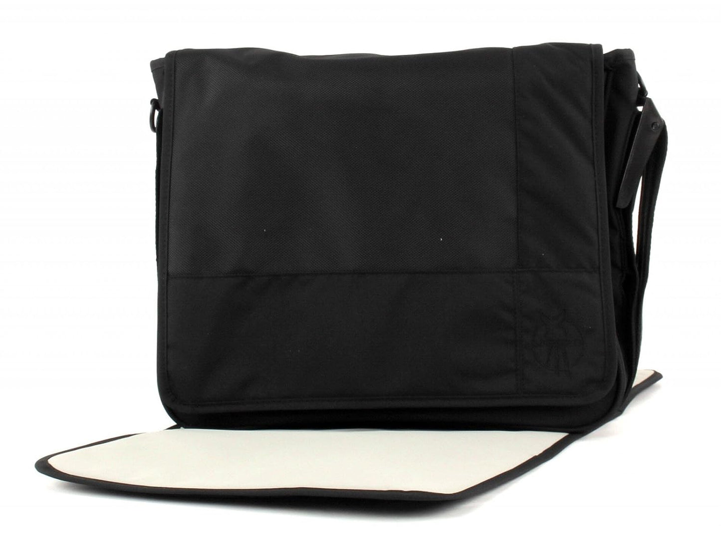 Casual Messenger Bag, Patchwork Schwarz