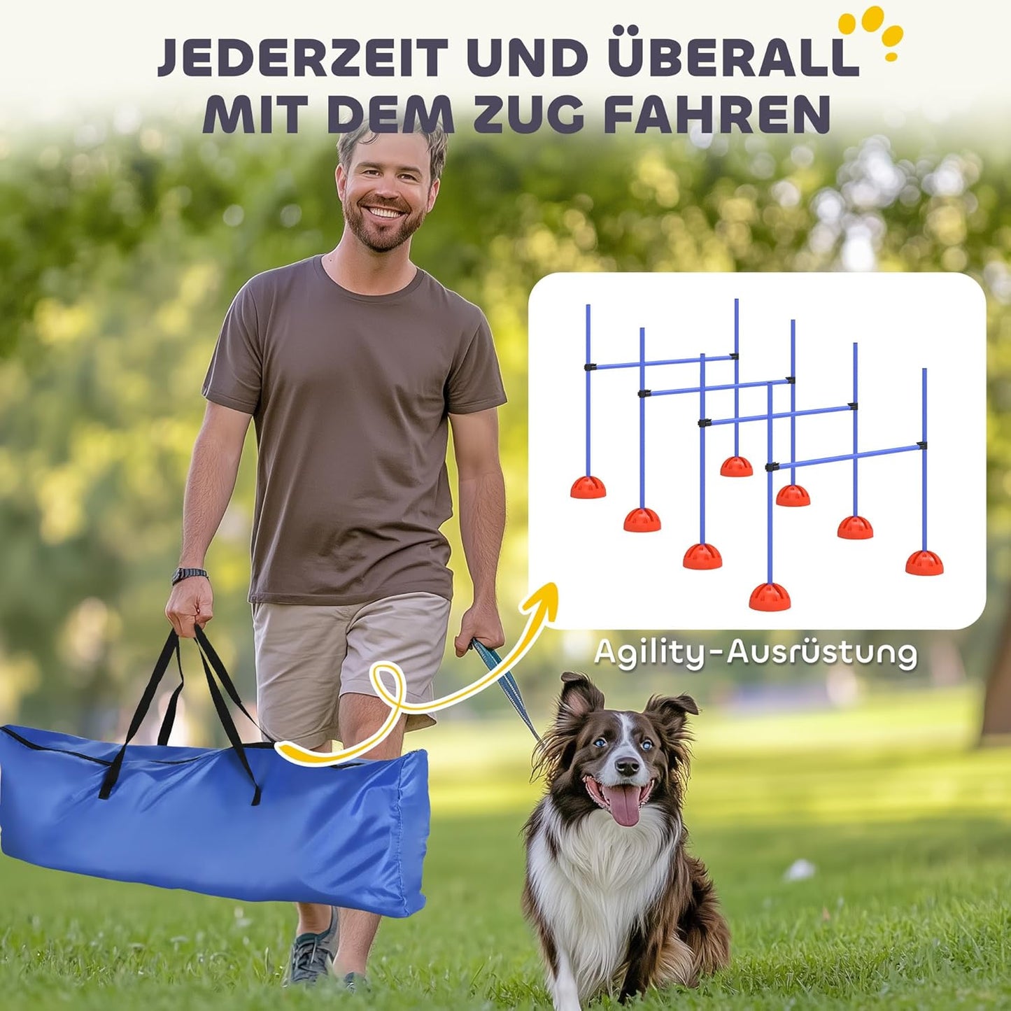 Agility Trainingsset, Blau