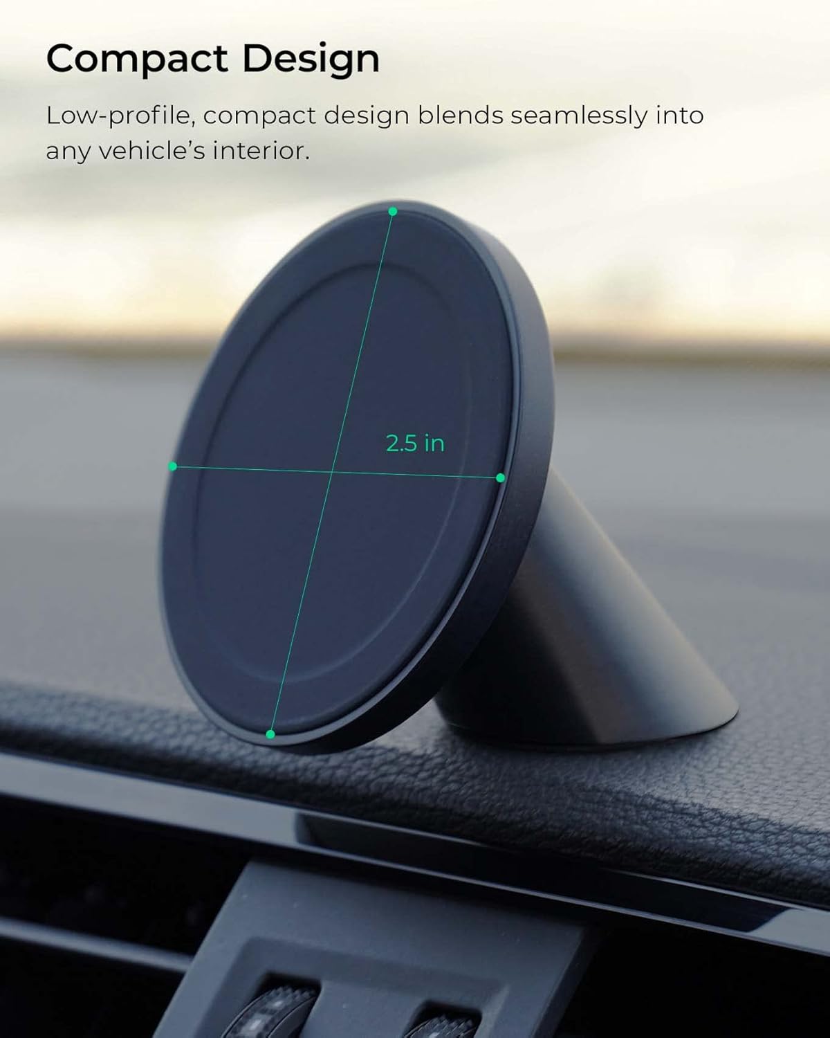 Velox magnetische Handyhalterung fürs Auto, MagSafe kompatibel, Velox Flush