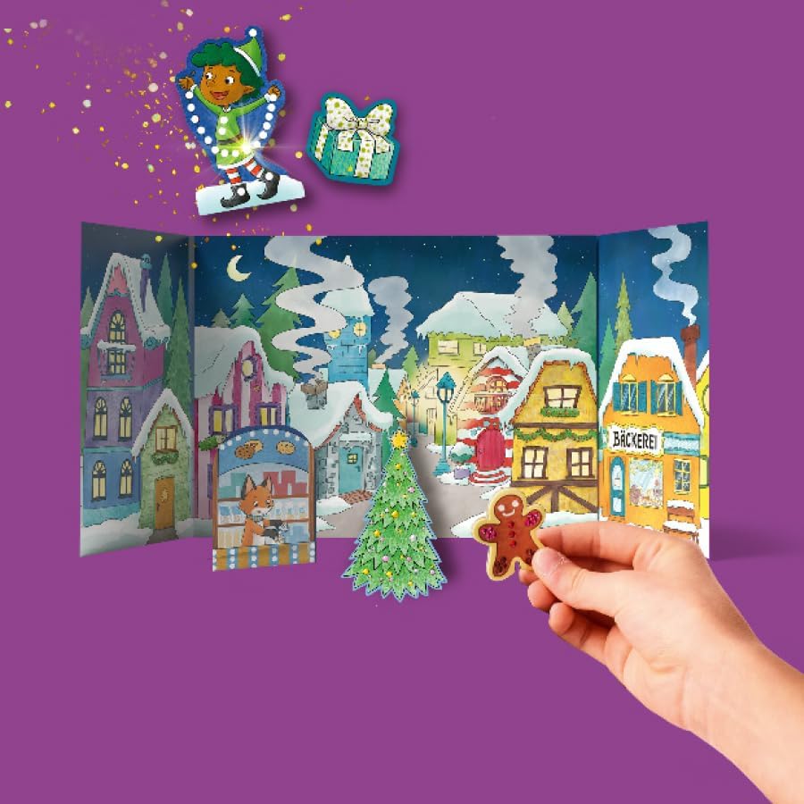 Diamond Painting Adventskalender Glitzerndes Weihnachtsdorf