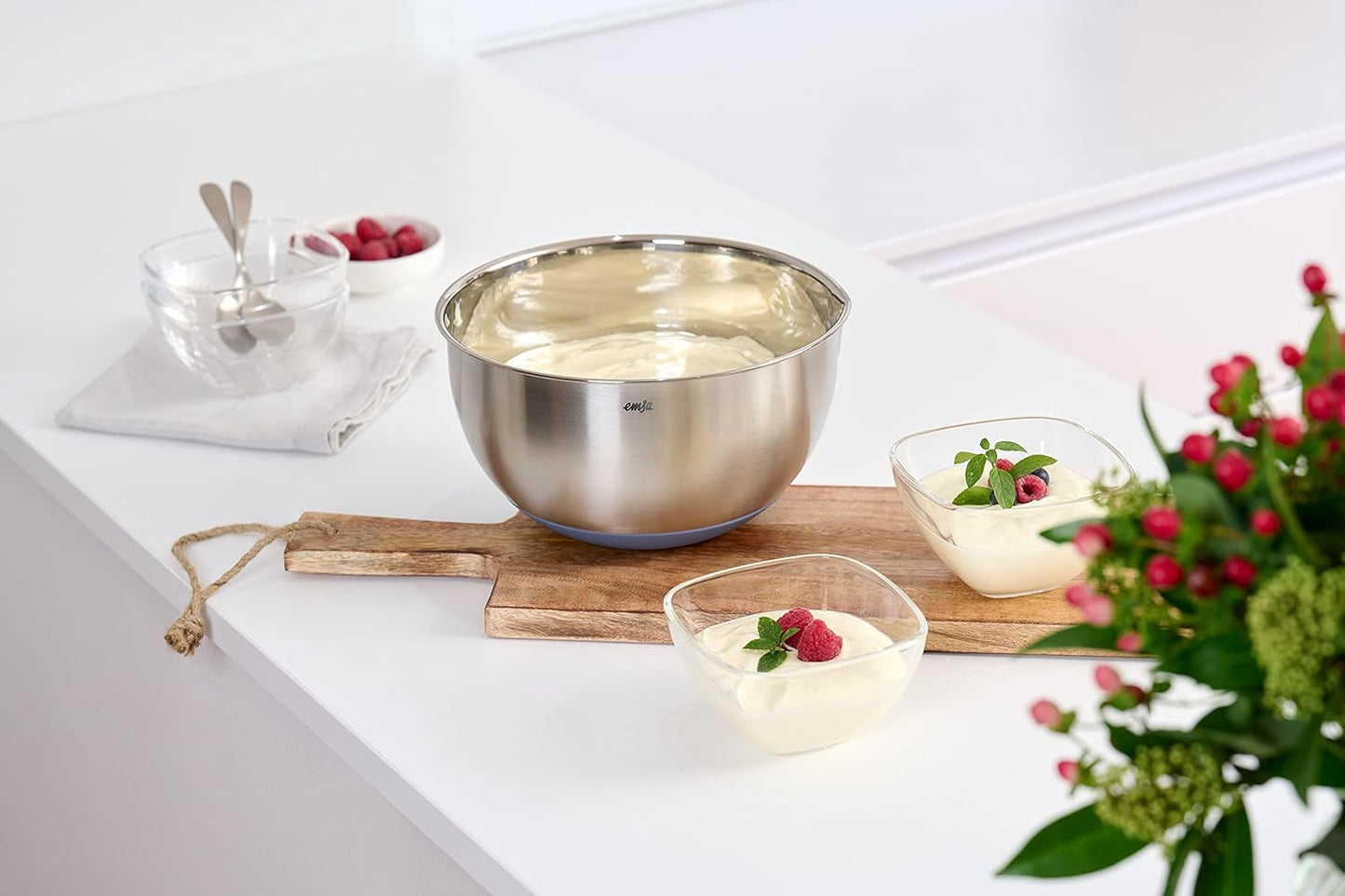 Prep&Bake Edelstahl-Rührschüssel 22 cm, 22 cm