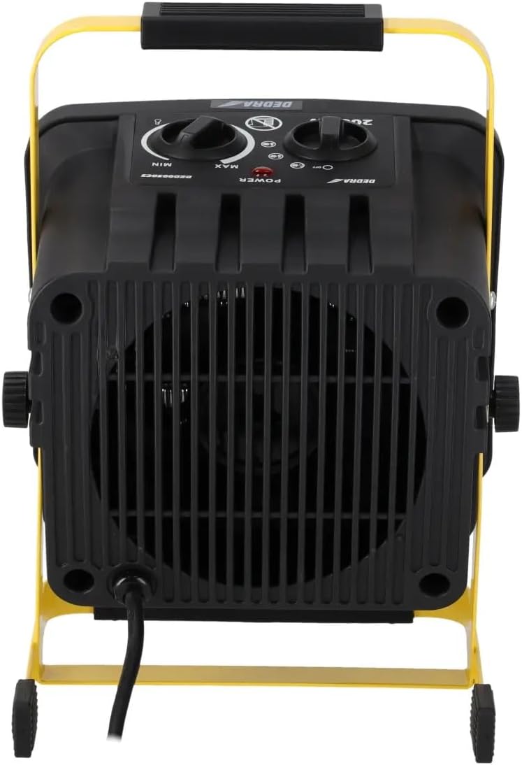 Elektrische PTC-Heizung DED9930C3 mit Thermostat, Heizfläche: 20 m² und Leistung 148 m³/h