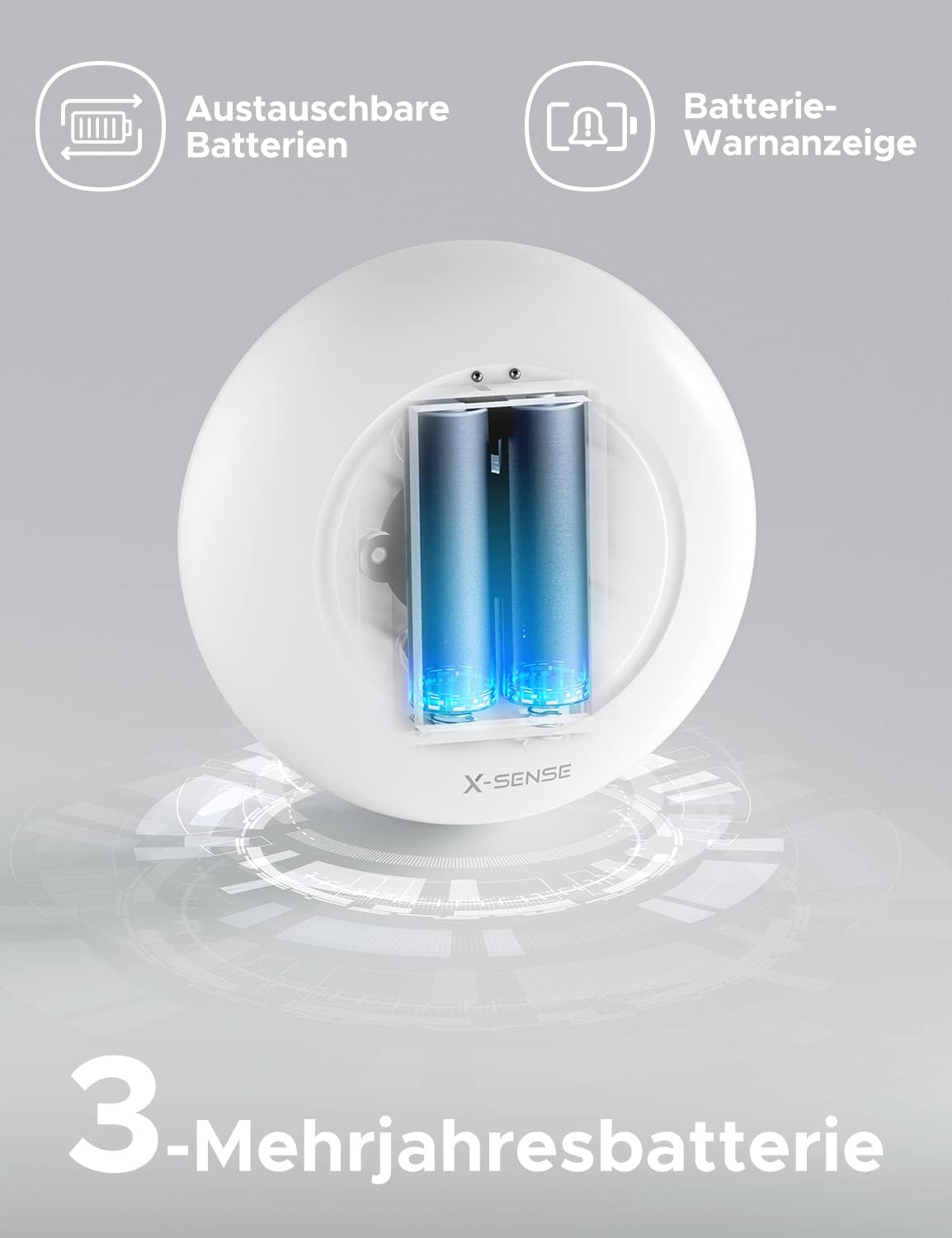 Wasserlecksensoren, Weiss Wassermelder