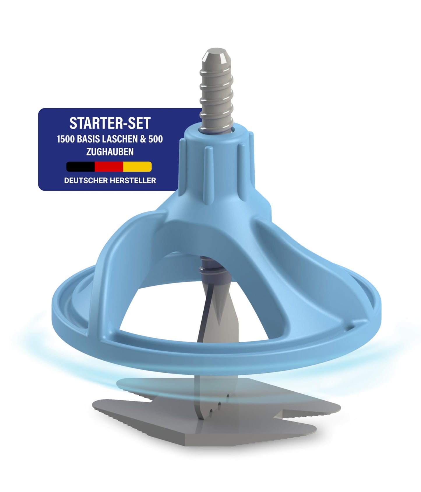 Fliesen Nivelliersystem Starter-Set, 10 Eimer