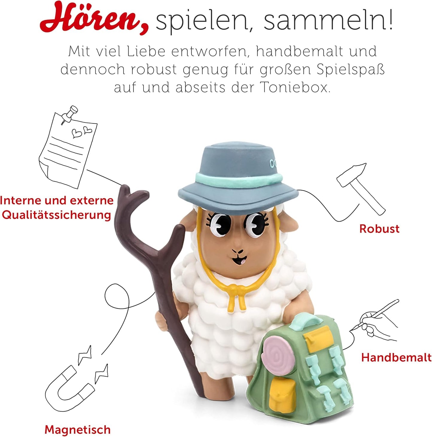 Hörfigur für Toniebox "Rund um die Welt"
